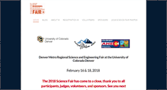 Desktop Screenshot of denversciencefair.com